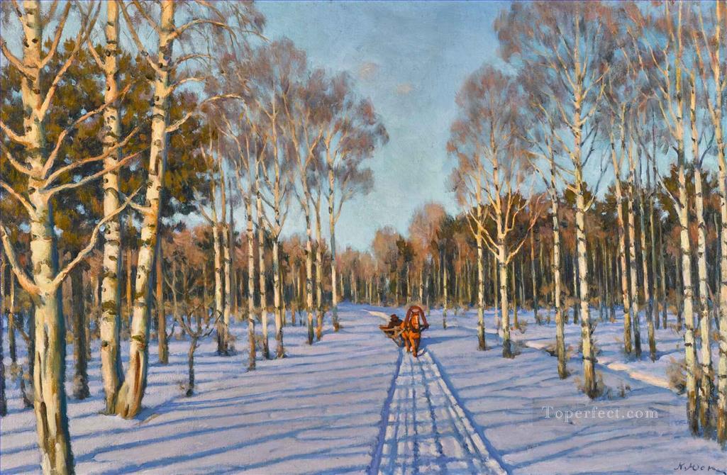 A BEAUTIFUL DAY IZMAILOVO Konstantin Yuon Oil Paintings